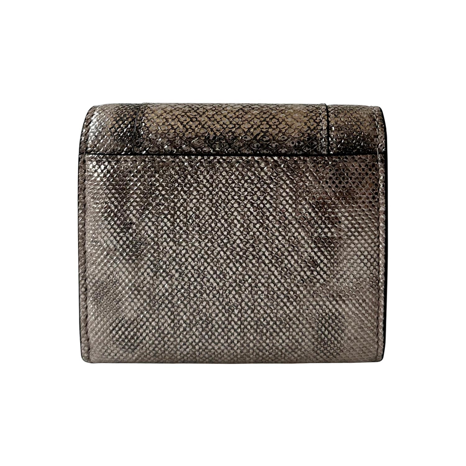 Shop authentic Bvlgari Serpenti Snake Skin Trifold Wallet at revogue ...