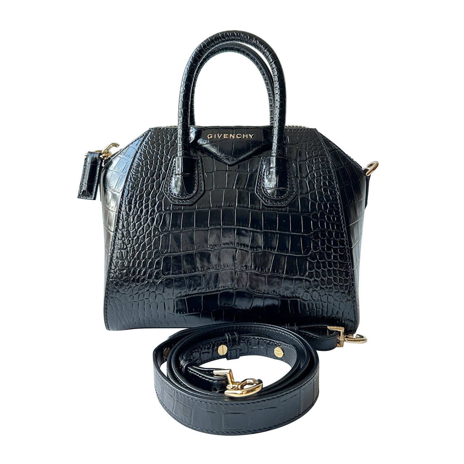 Givenchy cheap antigona crocodile