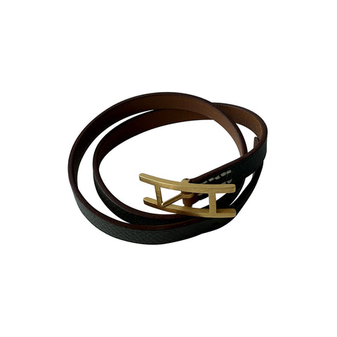 Chanel CC Leather Belt