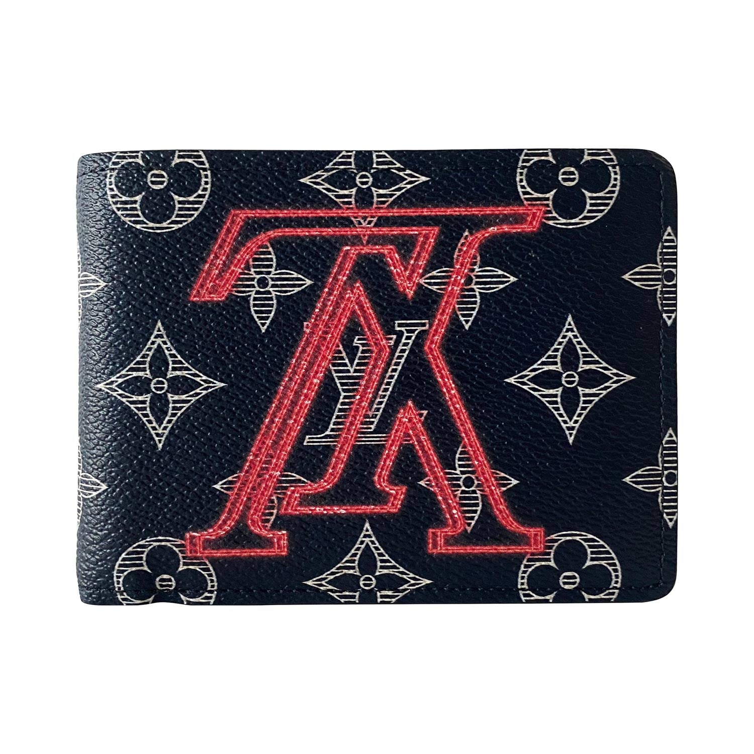 Louis Vuitton Navy Upside Down Monogram Multiple Wallet