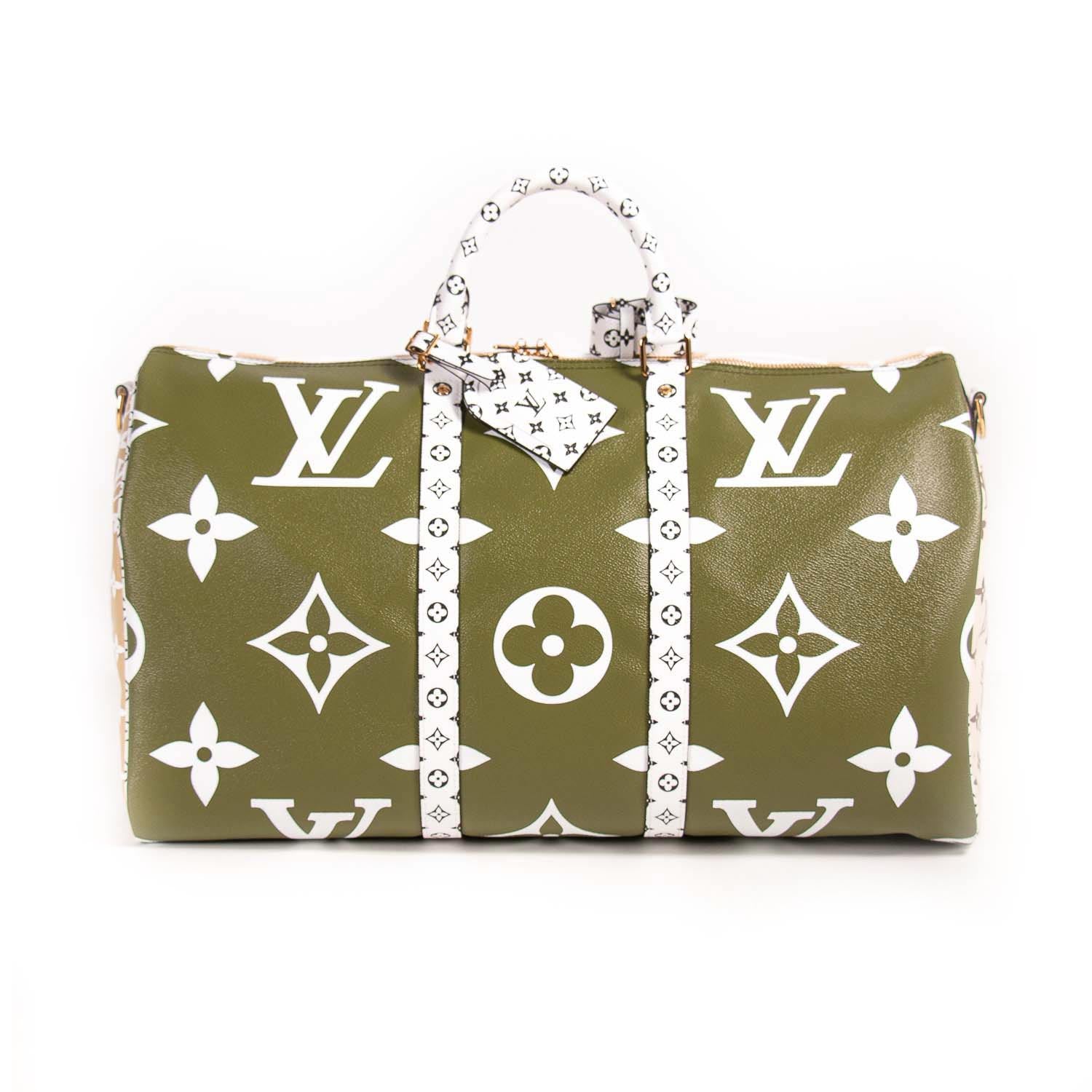 Louis Vuitton Keepall Bandouliere Bag Limited Edition Reverse Monogram  Giant 50 at 1stDibs