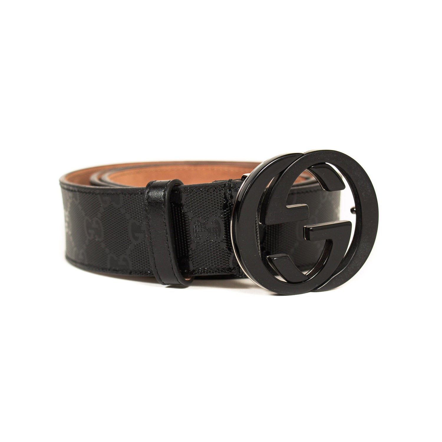 4cm Gg Interlocking Leather Belt
