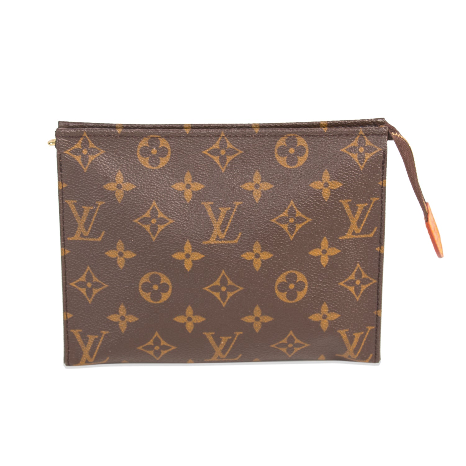 Louis Vuitton Monogrammed toiletry bag Brown Leather ref.89049 - Joli Closet