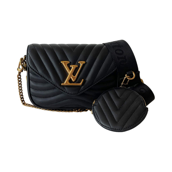 NEW FULL SET RECEIPT Louis Vuitton WAVE Black Multi Pochette Strap Shoulder  Bag $2,799.99 - PicClick