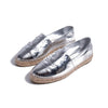 Chanel Metallic Leather CC Espadrilles Shoes Chanel - Shop authentic new pre-owned designer brands online at Re-Vogue