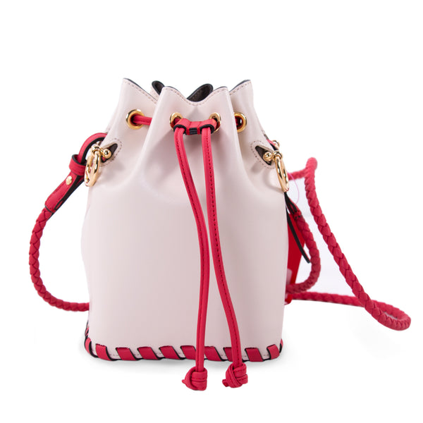 Bucket bags Fendi - Mon Tresor S white leather bucket bag - 8BT298A7TA7BB