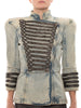 Balmain Military Denim Jacket - revogue