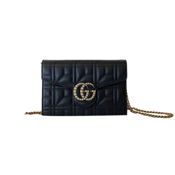 Gucci marmont 2.0 discount wallet on chain