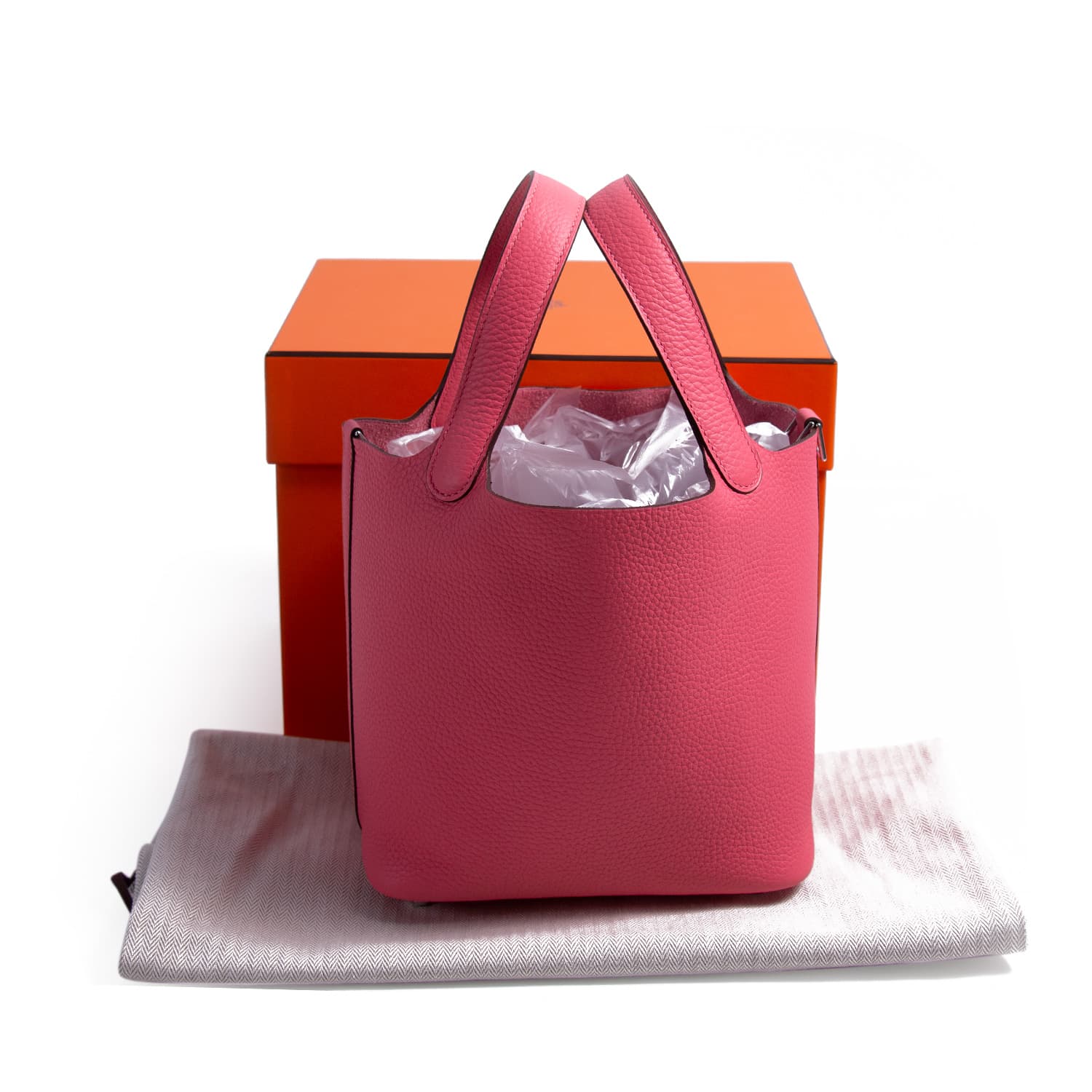 Shop authentic Hermès Picotin 18 Rose Azalée 2019 at revogue for just ...