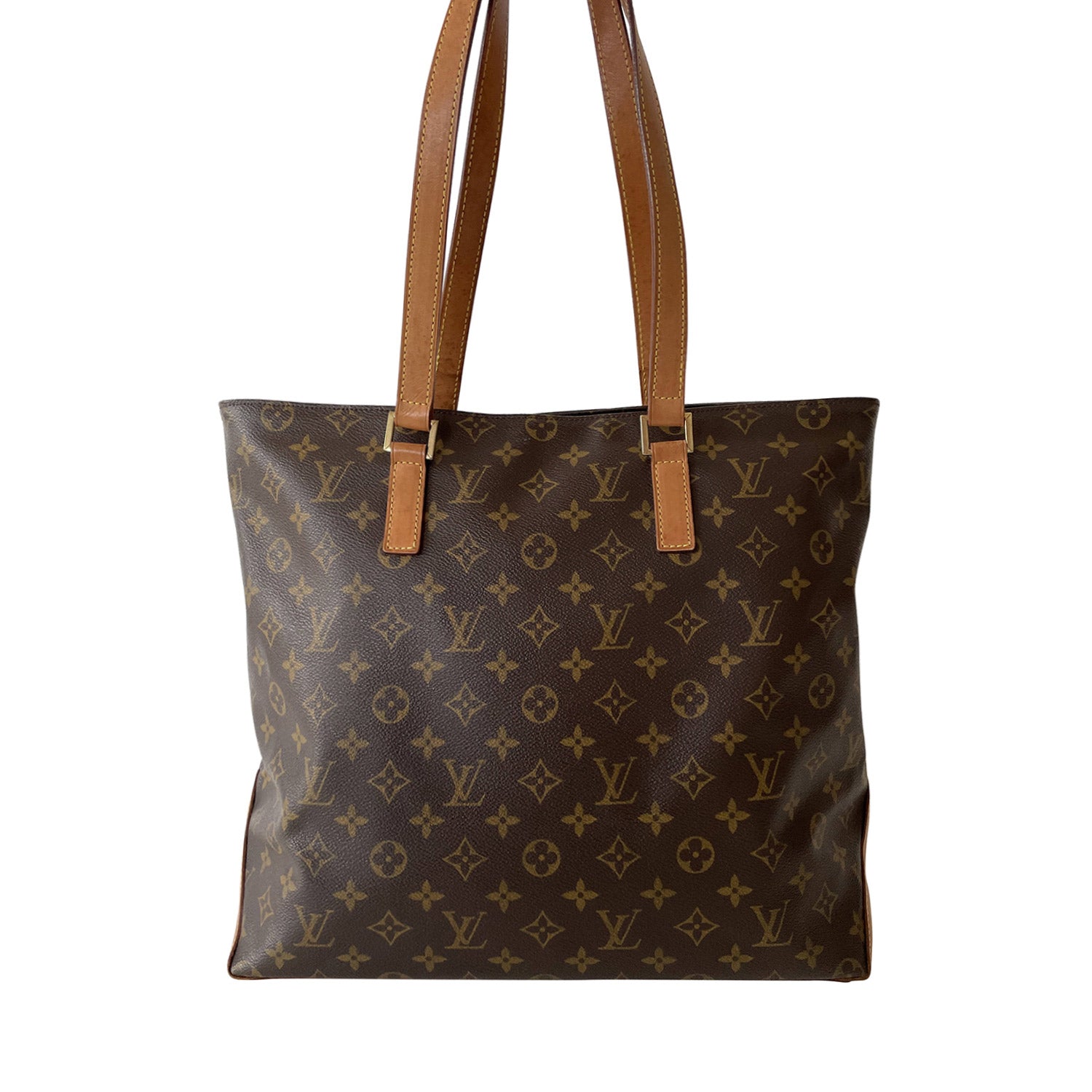 LOUIS VUITTON VINTAGE MONOGRAM CABAS MEZZO ALTO TOTE BAG (2001) GM