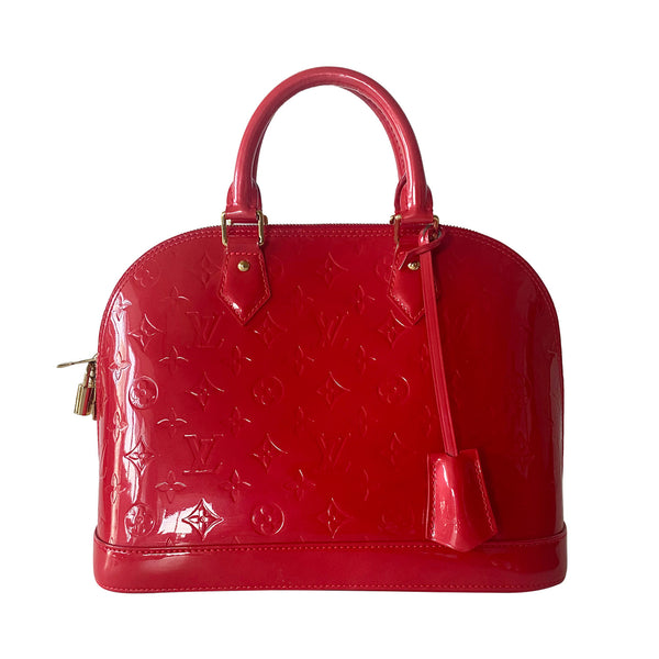 Louis Vuitton Alma Pm​ Monogram Vernis Top Handle Bag on SALE