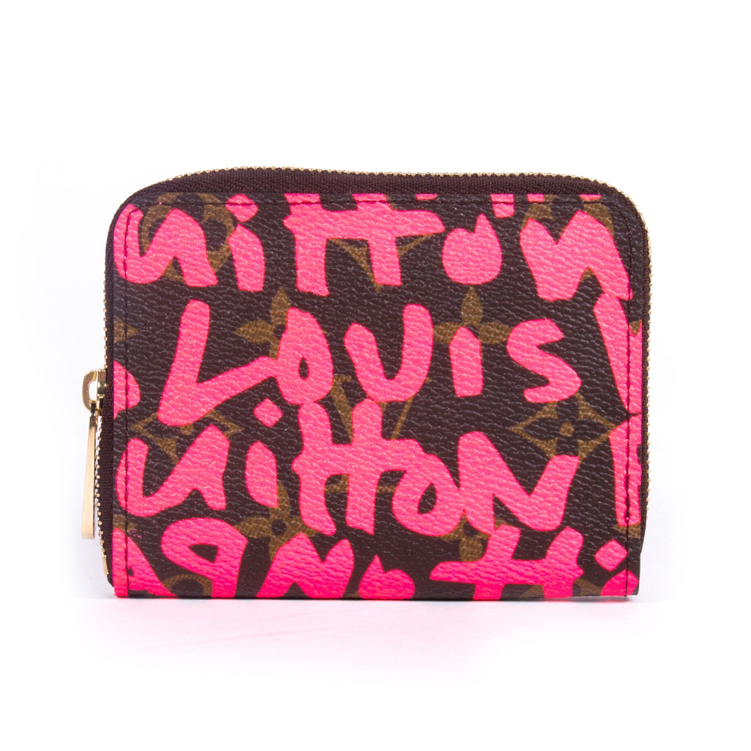 Louis Vuitton Limited Edition Neverfull Monogram Graffiti Fuchsia Stephen  Sprouse - SOLD