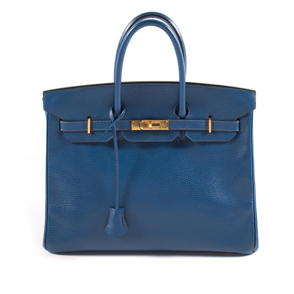 Hermes birkin bag blue hot sale