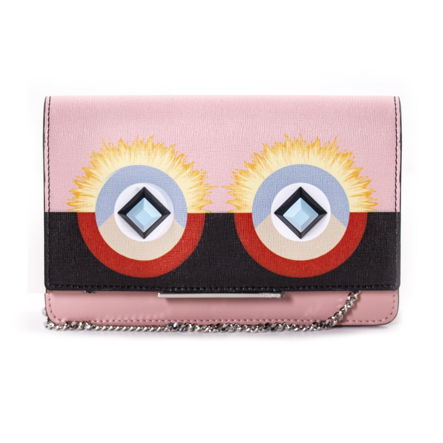 Pink fendi wallet sale