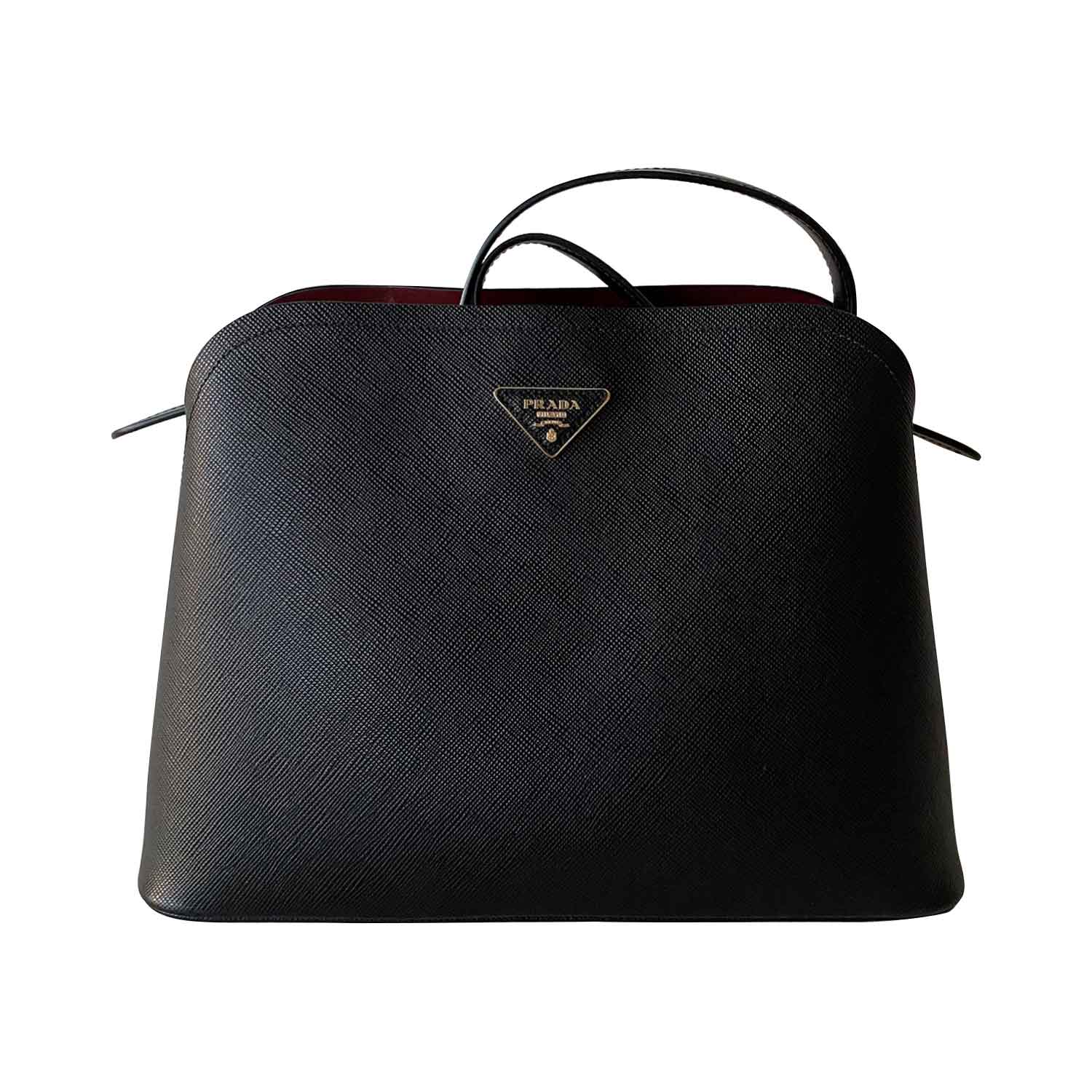 Authentic+Prada+Matin%C3%A9e+Micro+Saffiano+Leather+Bag+1BA286 for