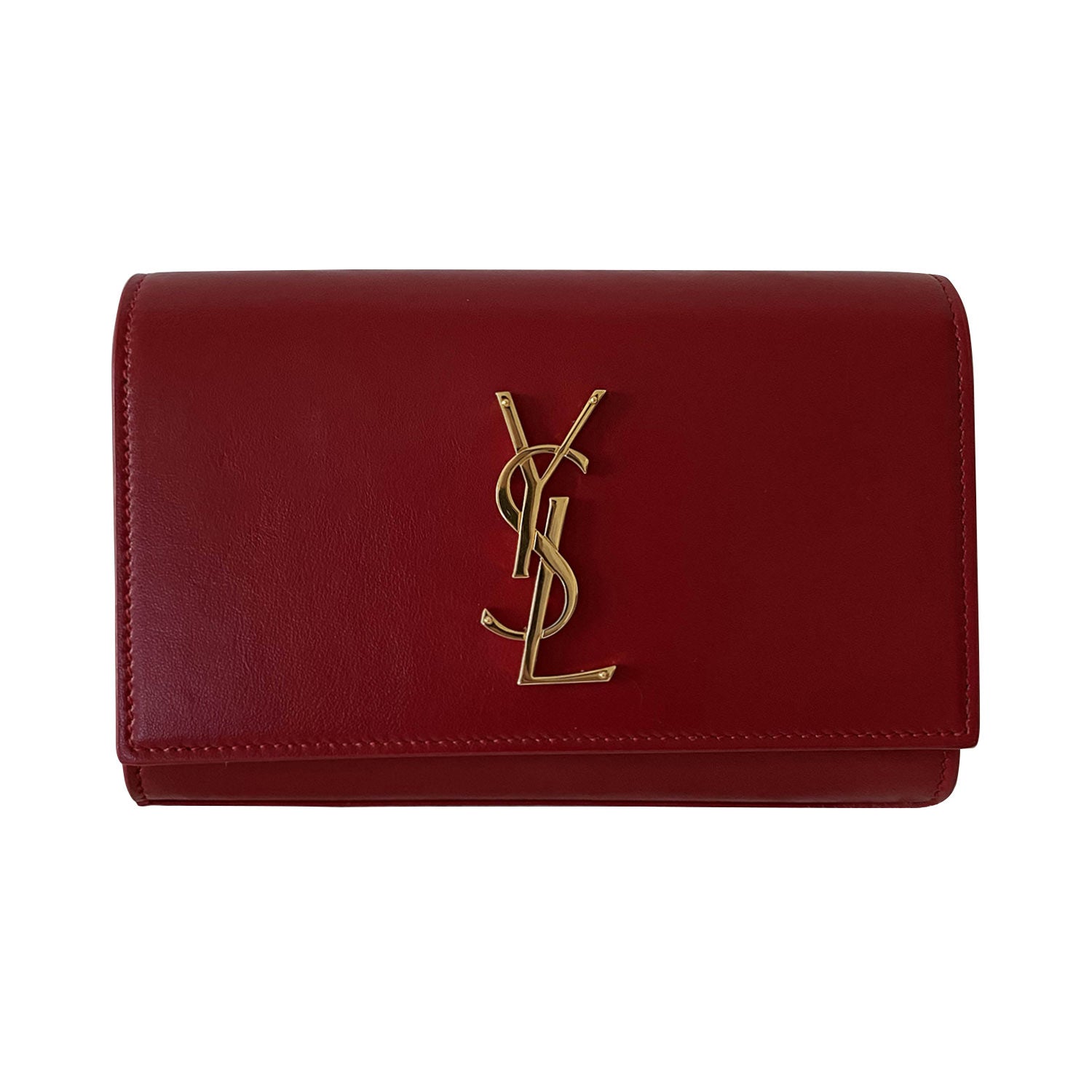 Saint Laurent YSL Women Sulpice Medium in Smooth Leather-Black