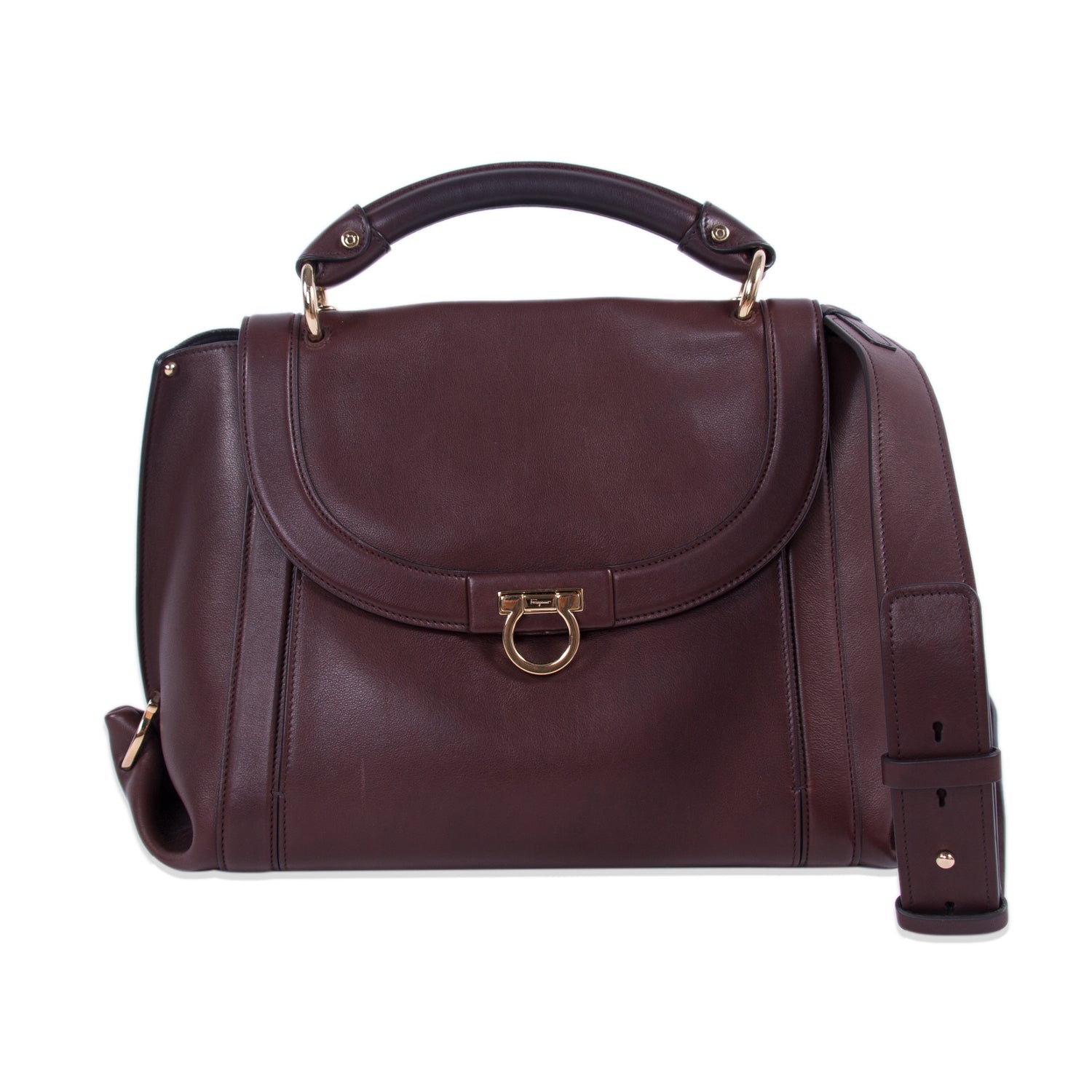 Shop authentic Salvatore Ferragamo Rainbow Satchel Bag at revogue